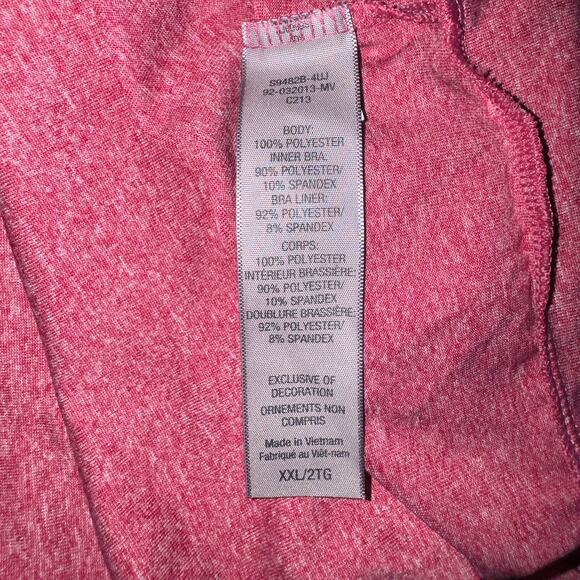 Champion Pink athletic Loose fit Tank Top Women's XXL - Picture 5 of 7